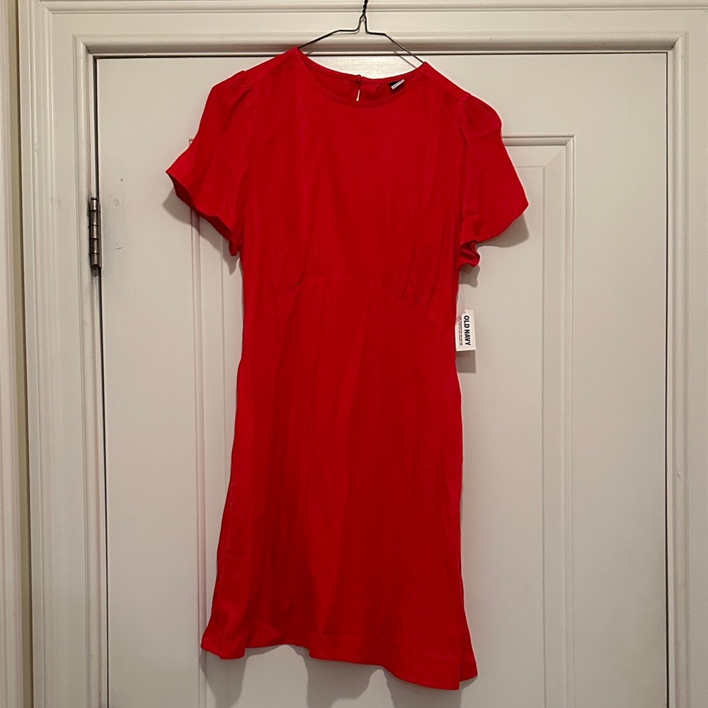 Women’s Old Navy Red Fit and Flare Dress New with Tags